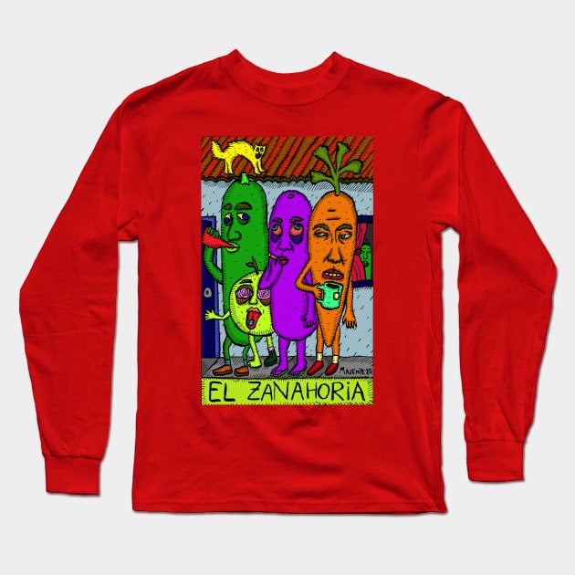 Zanahoria Long Sleeve T-Shirt by Majenye